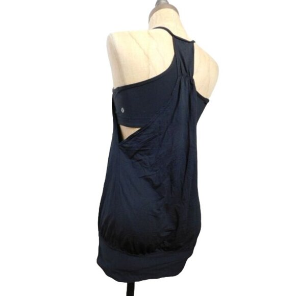 Lululemon Size 6 Double Shirt Style Top Sports Bra Tank - Picture 3 of 4
